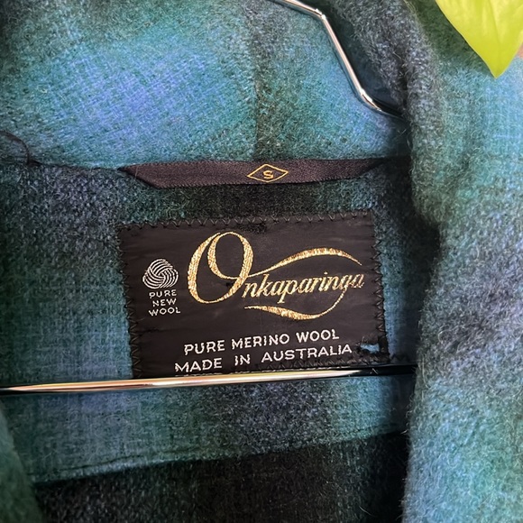 Plaid wool wrap jacket - Picture 3 of 4